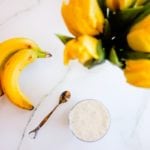 Proteinladdad banan- och mangosmoothie