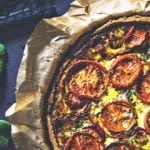 Paj med fetaost och soltorkade tomater