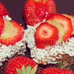 Midsommardessert med jordgubbar