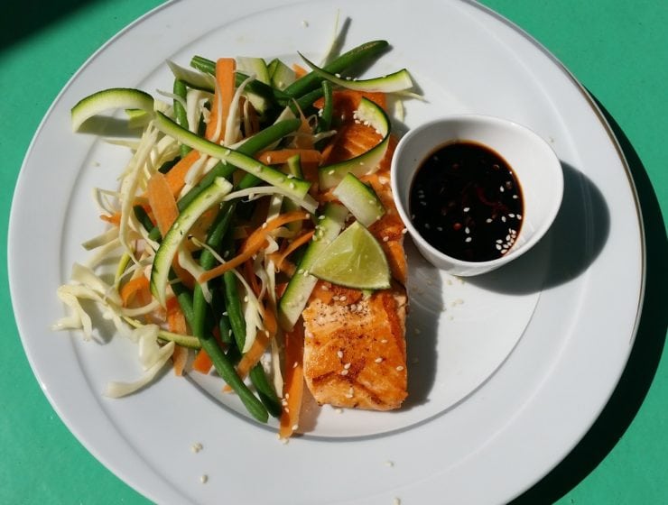 Recept: Asiatisk laxfilé