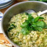 Orzotto med zucchini och basilika - recept