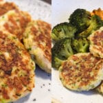 Halloumi- och zucchinibiffar med myntayoghurt