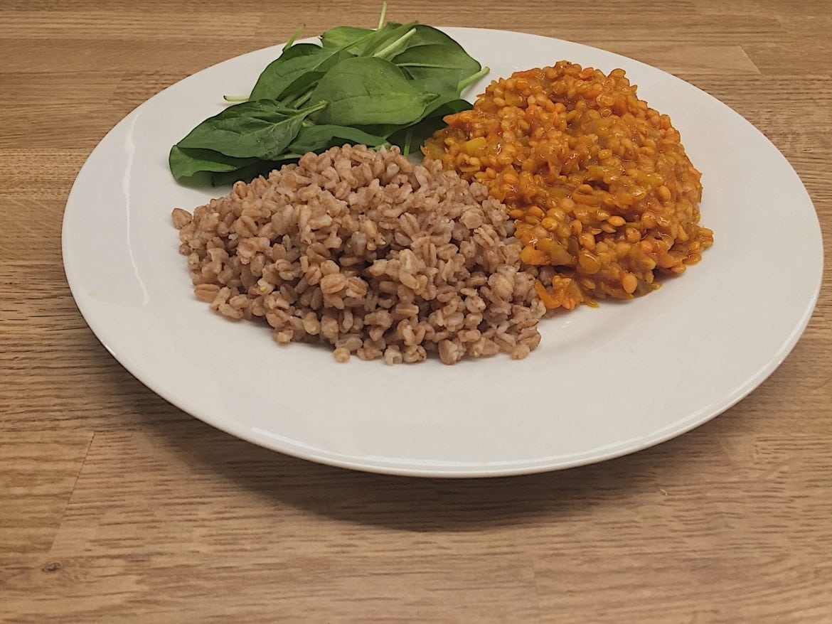 Linsgryta med massa kryddor