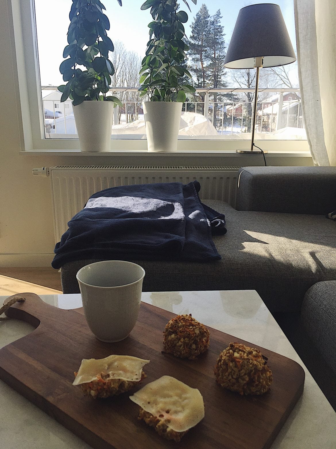 Keso och morotsbröd