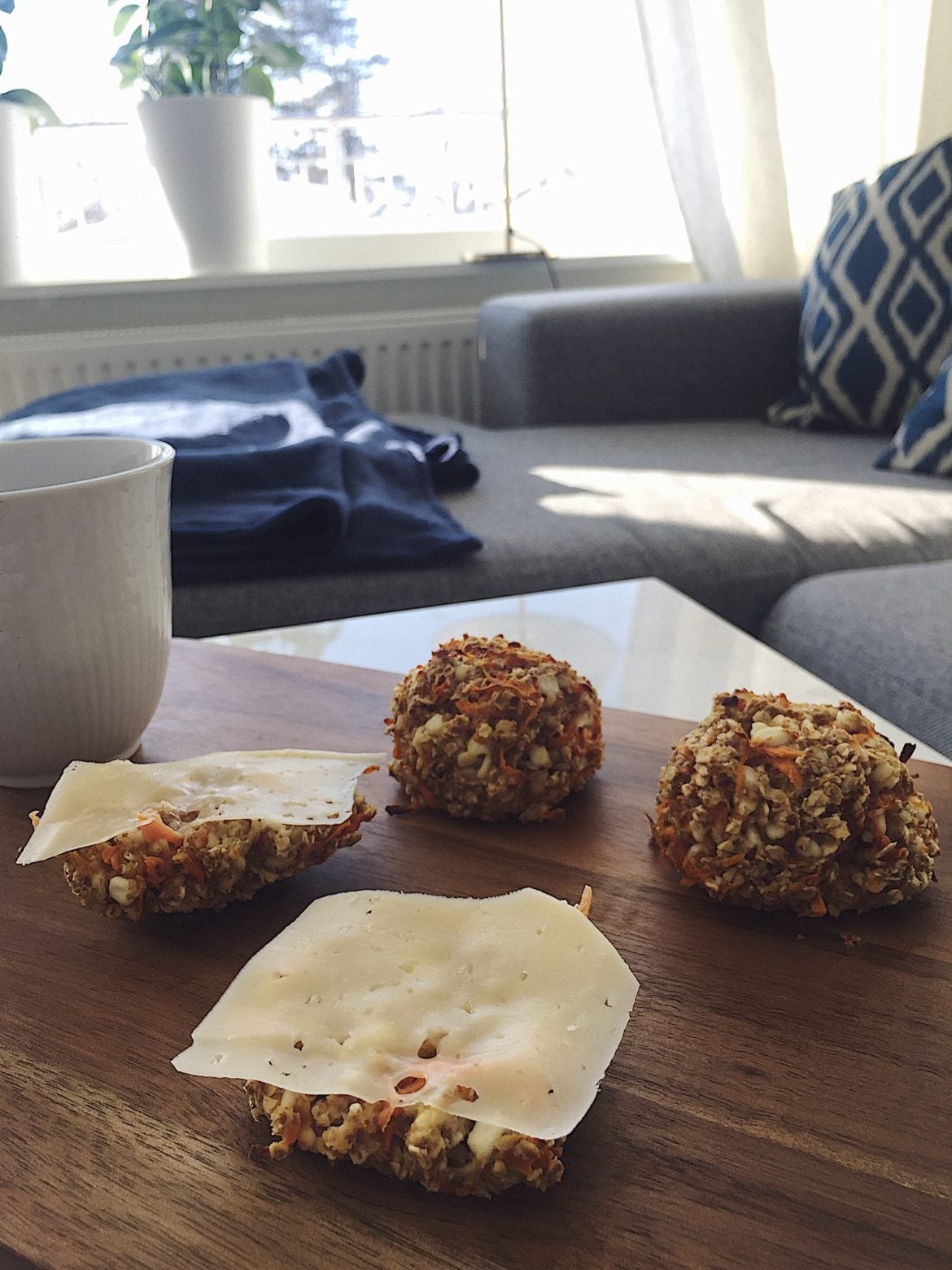 keso och morotsbröd
