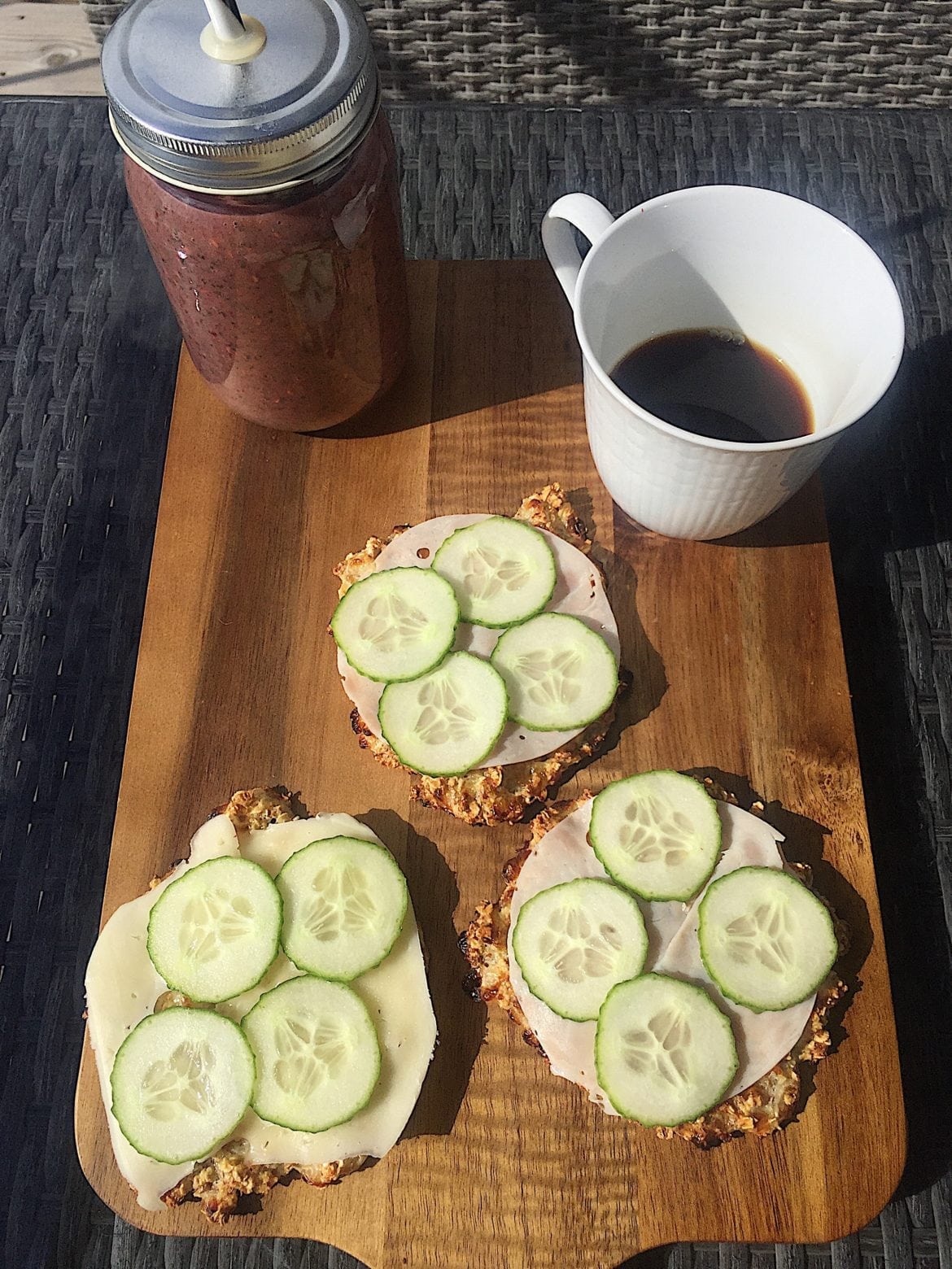 Smoothie och kesobröd