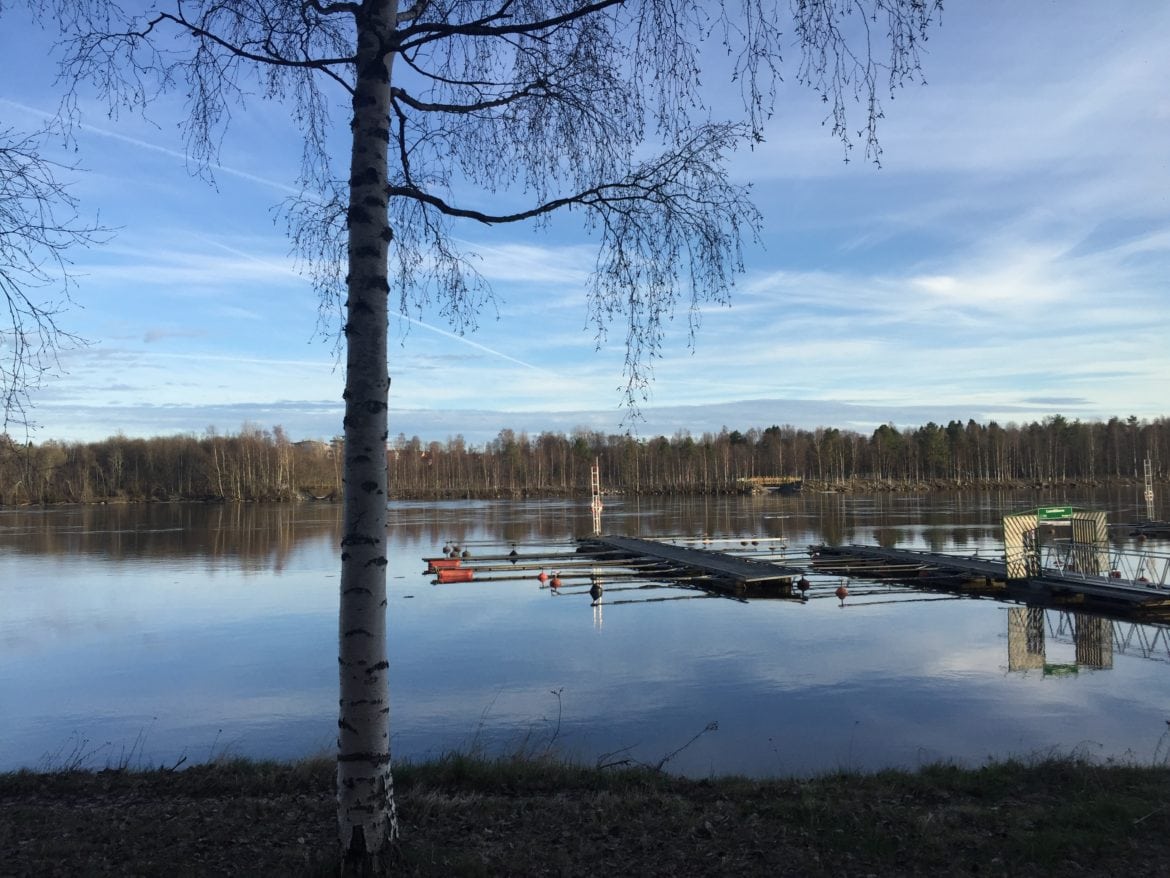 Strandpromenaden i Umeå