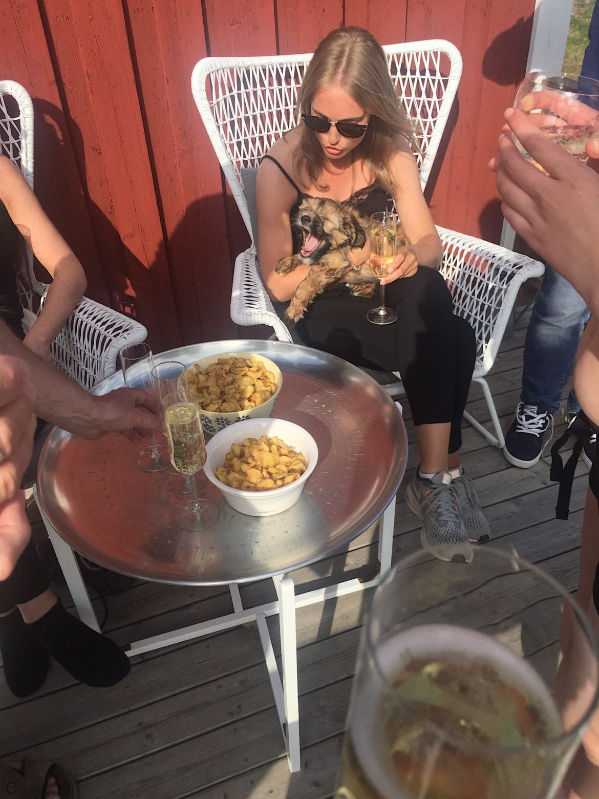 Bubbel i kvällssolen