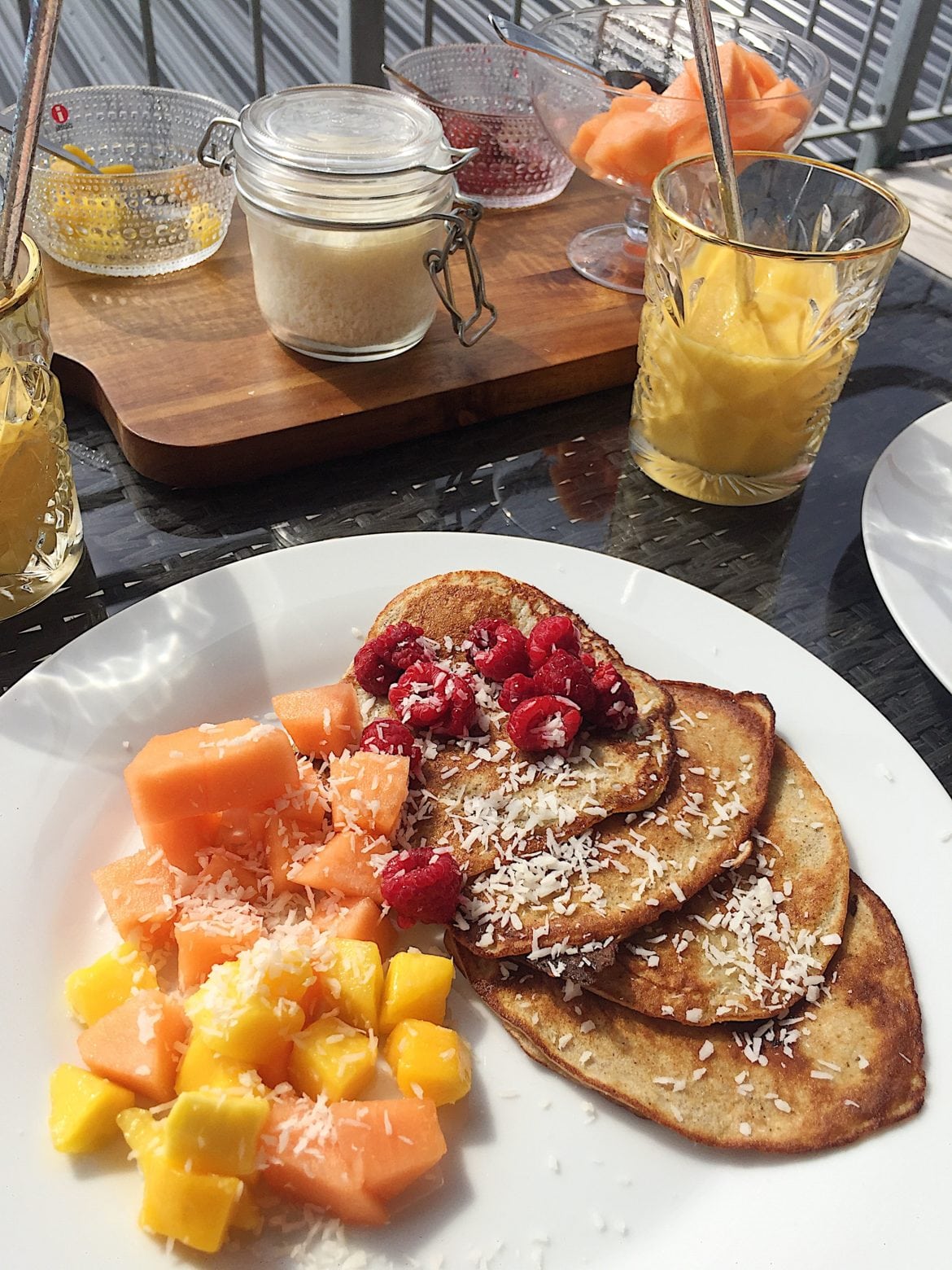 Bananpannkaka med kanel