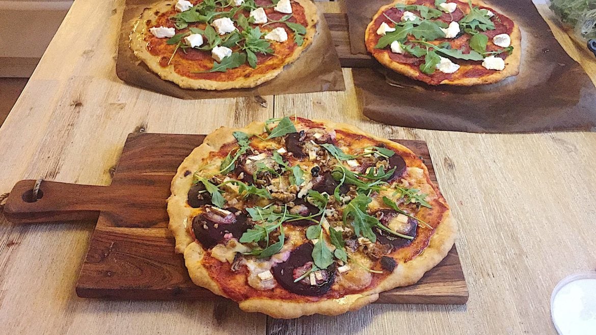 hemmagjord pizza