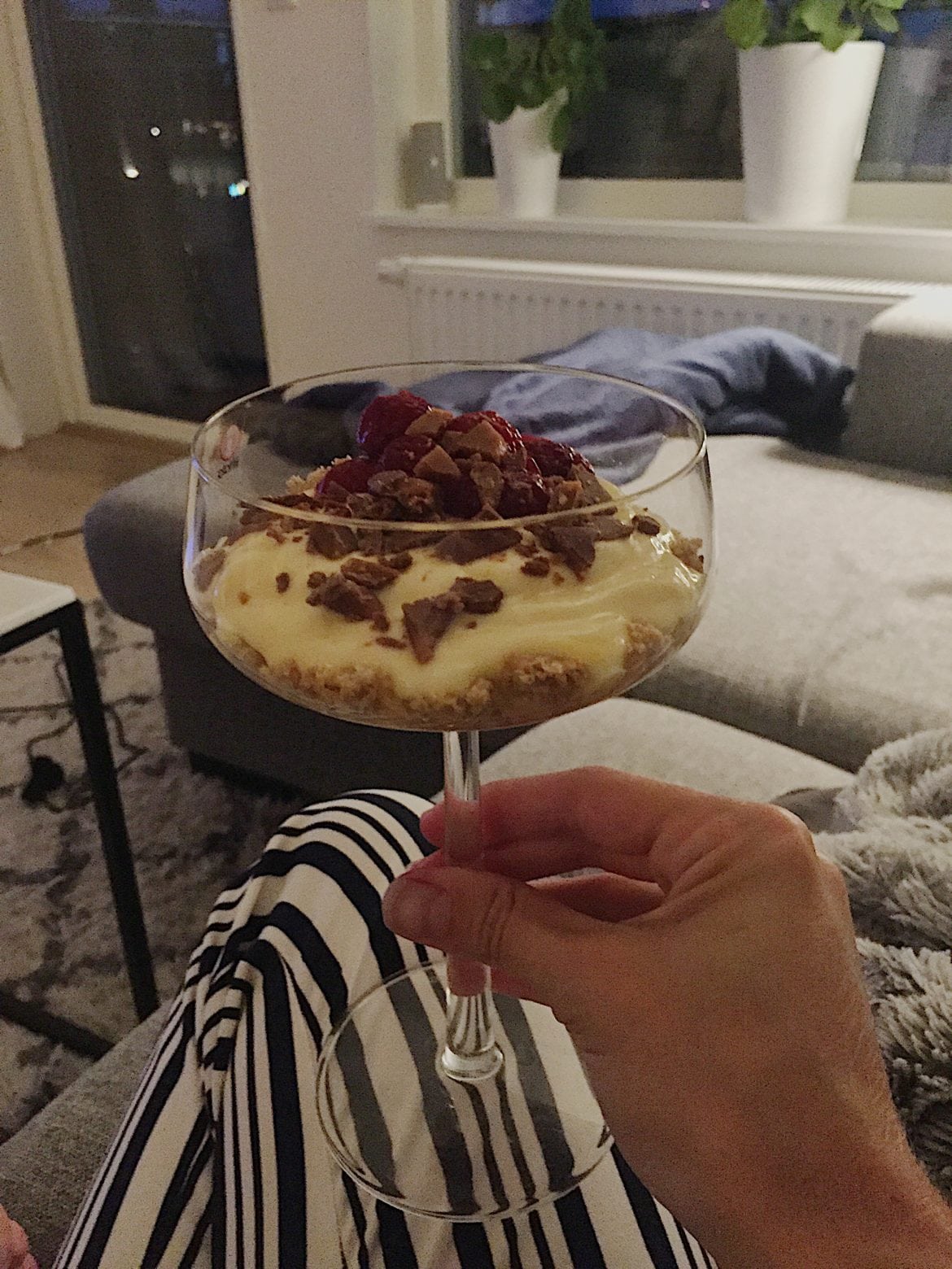 enkel efterrätt i glas
