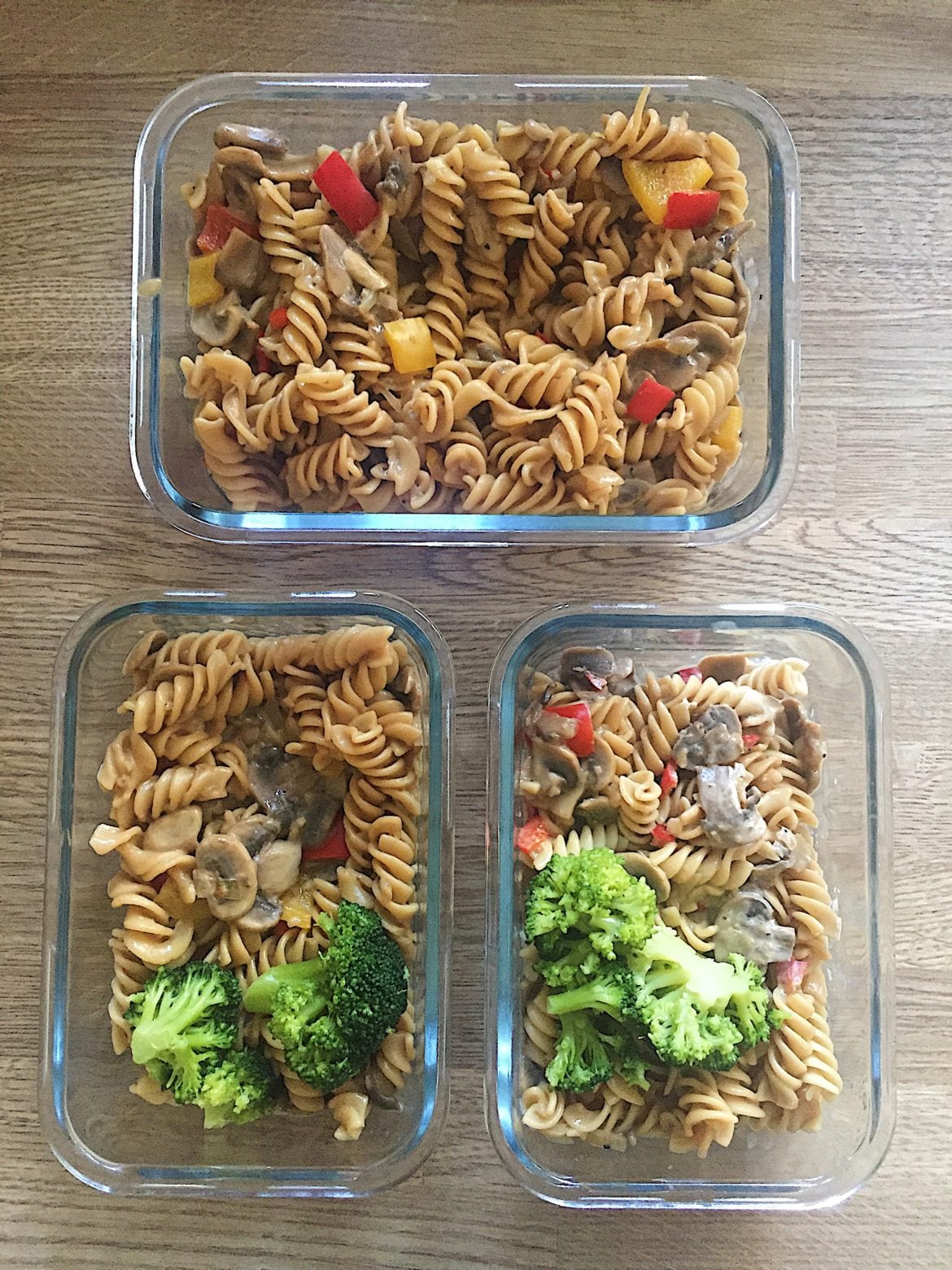 Linspasta med champinjonsås