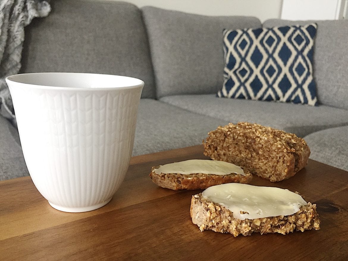 Banan och havrebröd
