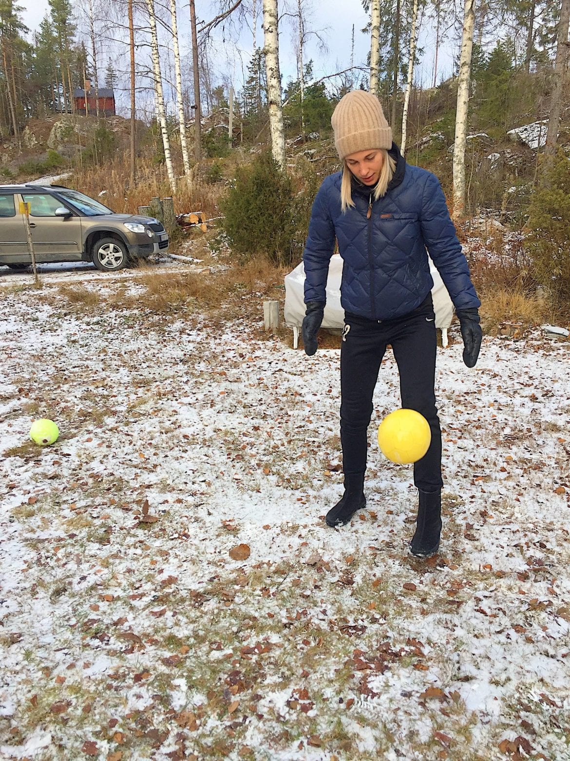 44933312_363317164408034_2973574526681481216_n - Första snön och att uppskatta miljöbyte