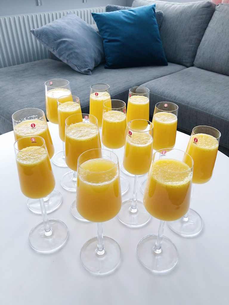 Babyshower - alkoholfri mimosa