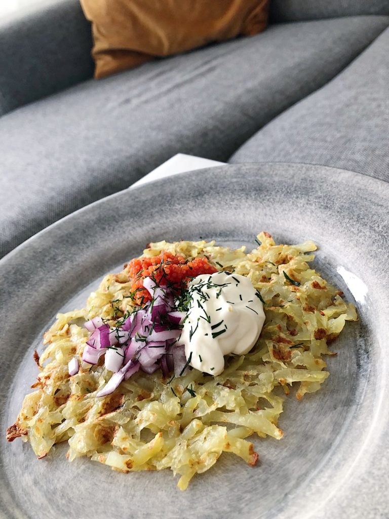 Råraka i våffelljärn