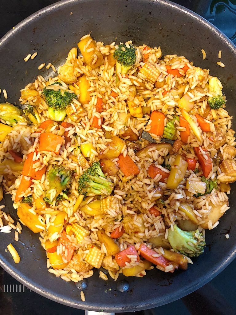 wok med ris