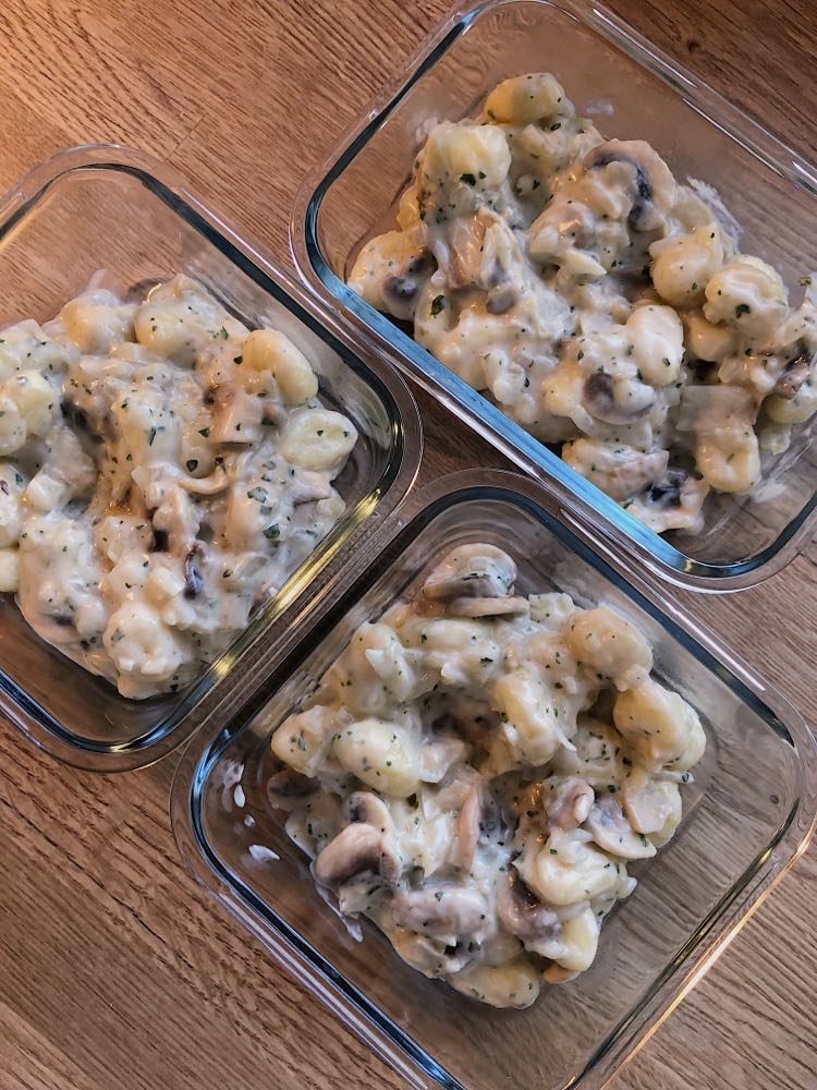 Gnocchi med champinjoner