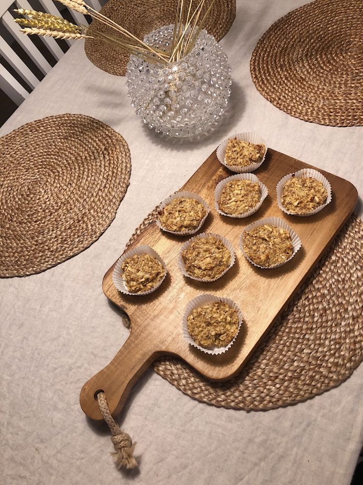 Mellanmålsmuffins med äpple