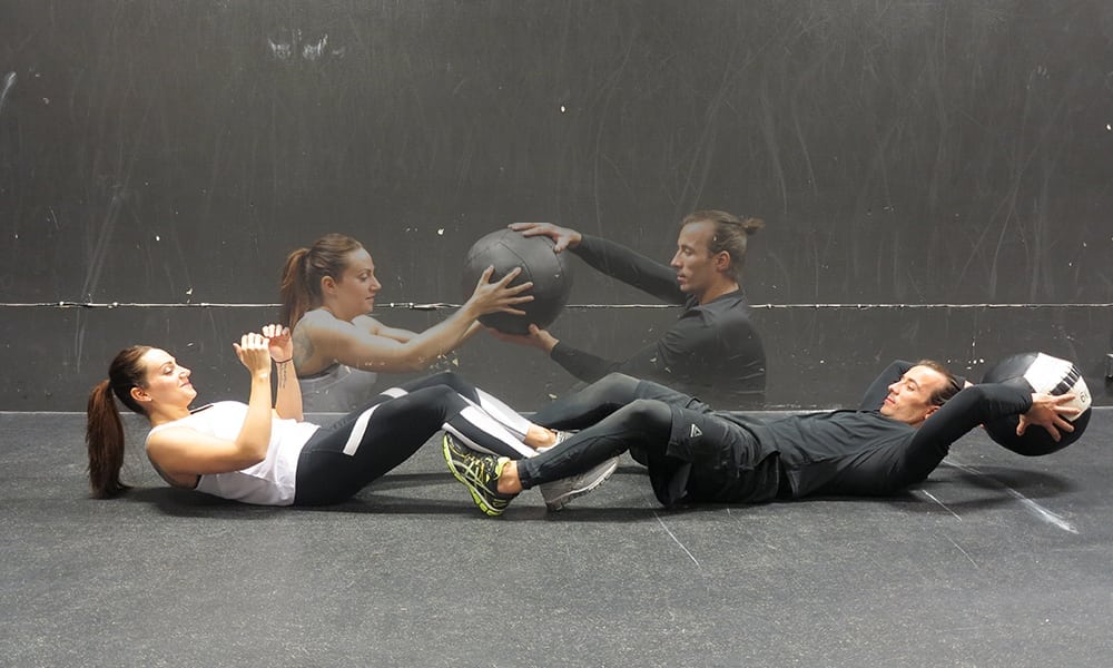 magövning för en stark core