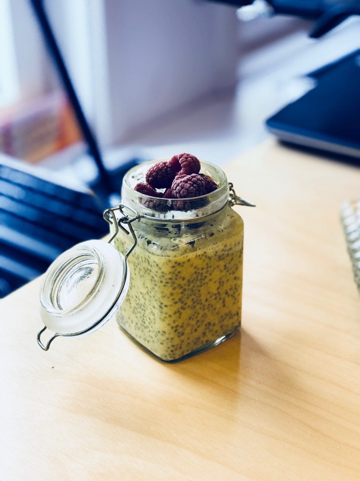 aug3 - Recept: Chiapudding med gurkmeja