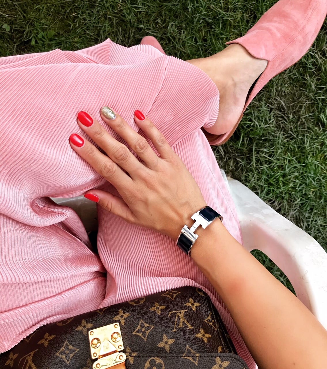 semester2 - Outfit: rosa & rött