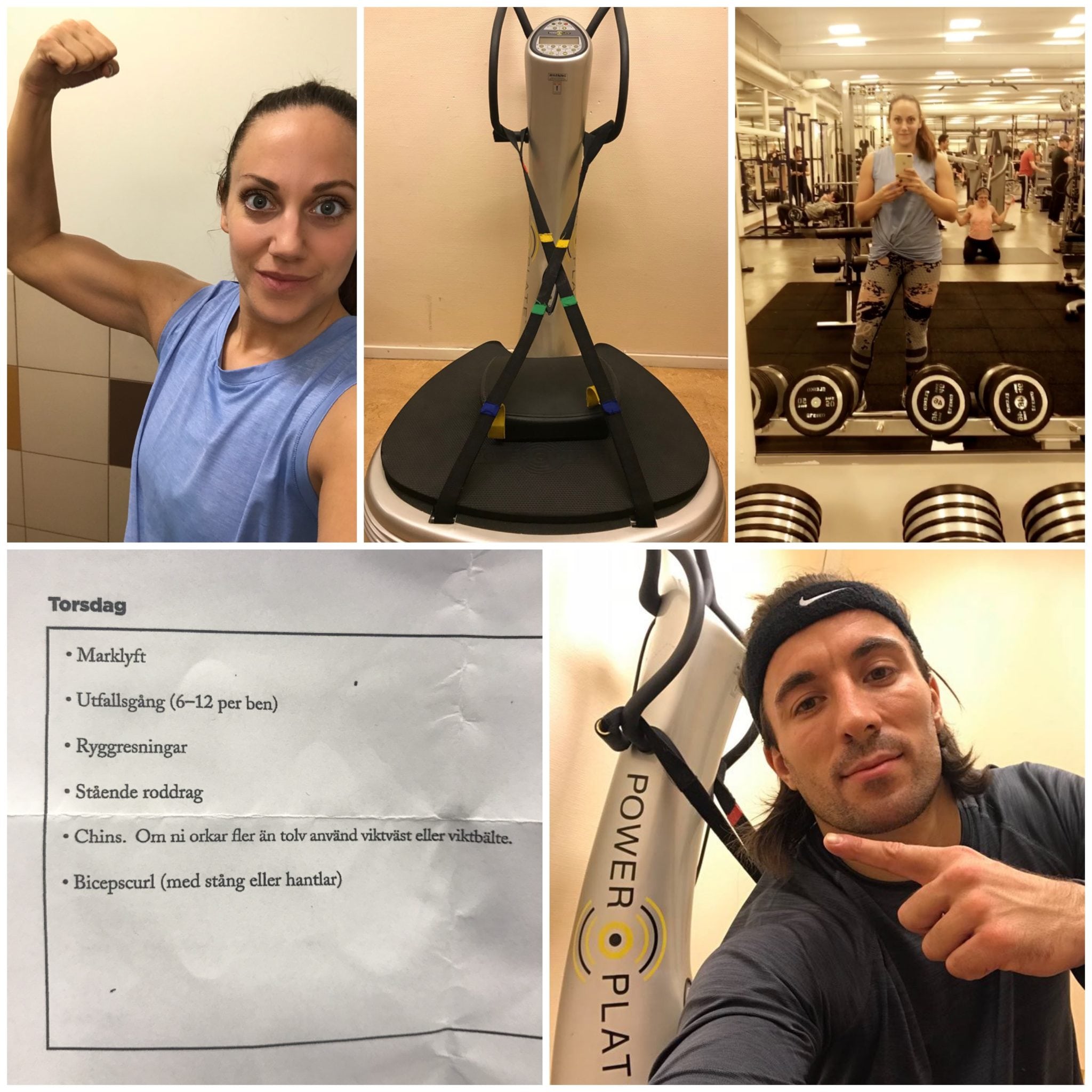 snapshot-workout-collage - Snaphots från träningen