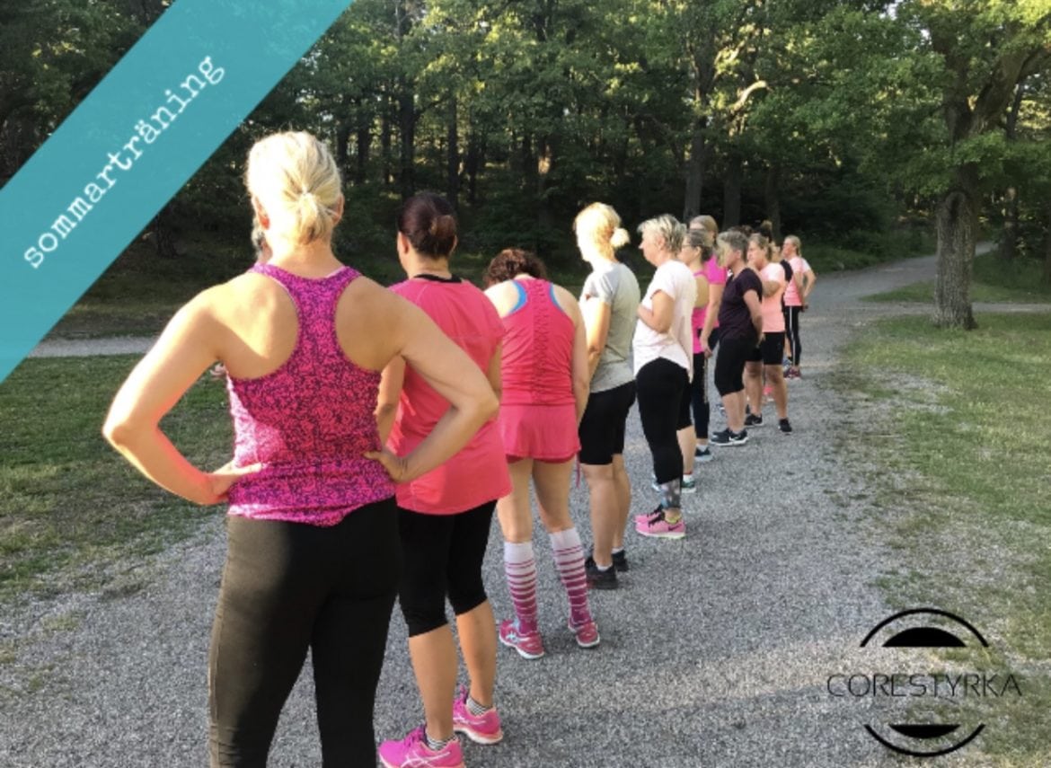 sommarträning6 - Ute träning med löpteknik och Corestyrka