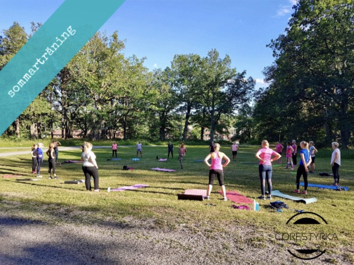 sommarträning8 - Ute träning med löpteknik och Corestyrka