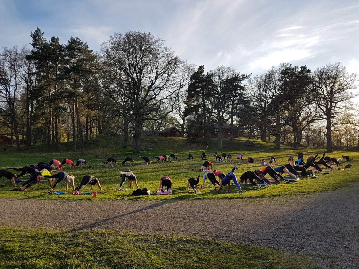 uteträning5 - Att träna ute - kvällens pass