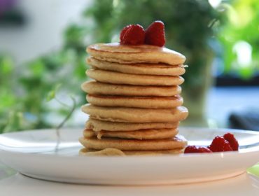 veganska amerikanska pannkakor