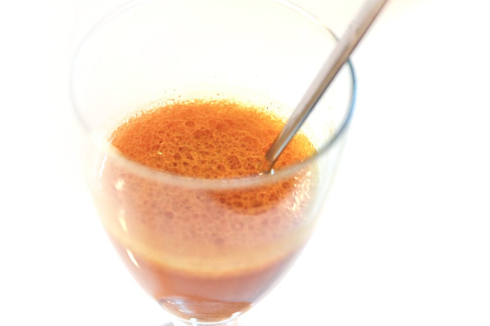 antiinflammatorisk gurkmejashot