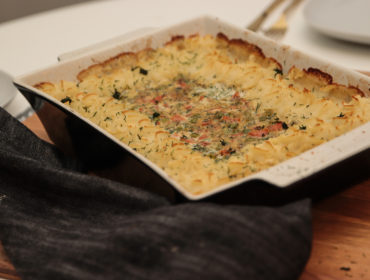 Vegansk fiskgratäng