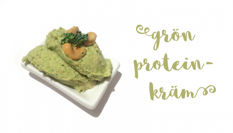 grön proteinkräm