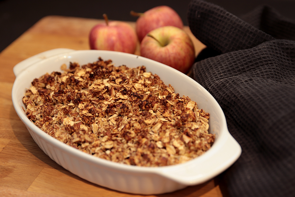 Vegansk äppelpaj. Sockerfri och glutenfri