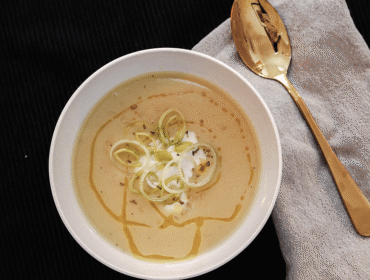 potatis och purjolössoppa