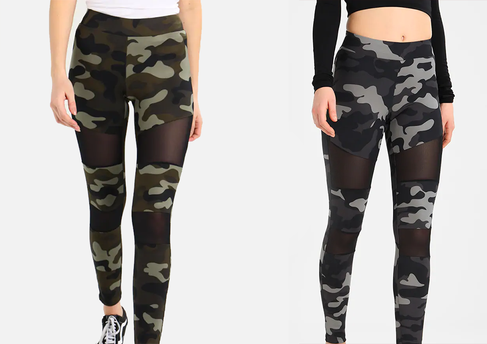 camo-legging - Kamouflagemönster