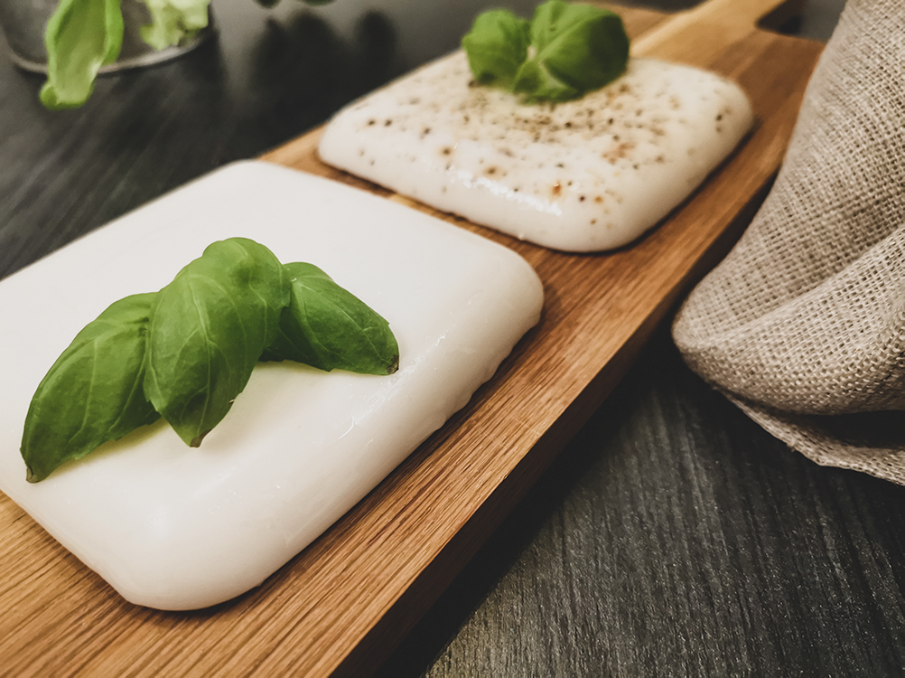 vegansk mozzarella