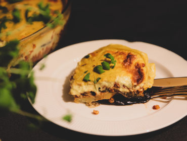 vegansk moussaka