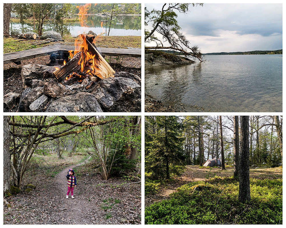 CollageMaker_20190524_165755943_resized_20190525_043003260 - Förra helgens tältning i skogen. Där man mår som bäst
