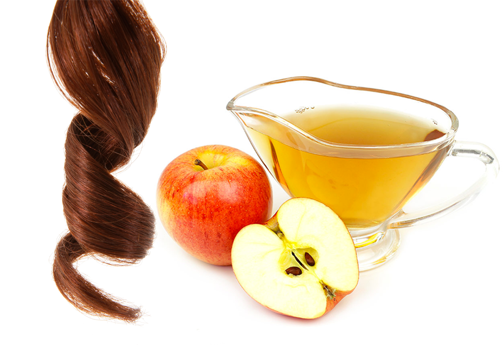 surskölj med äppelcidervinäger