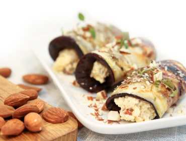 veganska auberginerullar