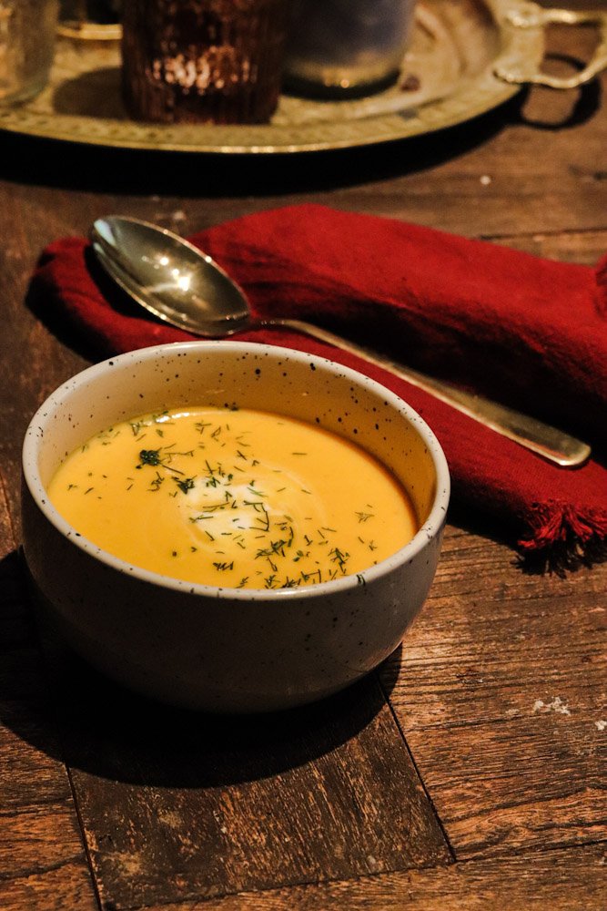 psx_20191221_1406017524439382353145664 - Morot- och sötpotatissoppa. Enkelt vegansk recept