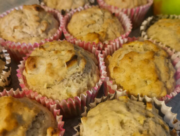 veganska och glutenfria äppelmuffins