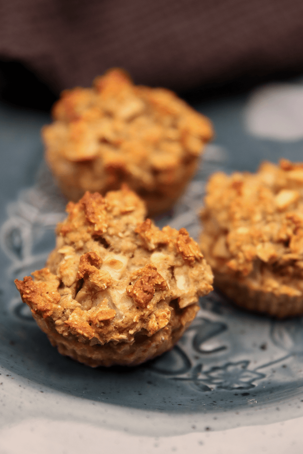 Växtbaserade äppelmuffins till frukost