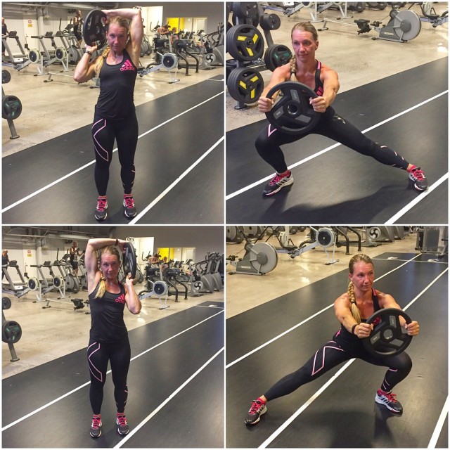 Halo med utfallssteg