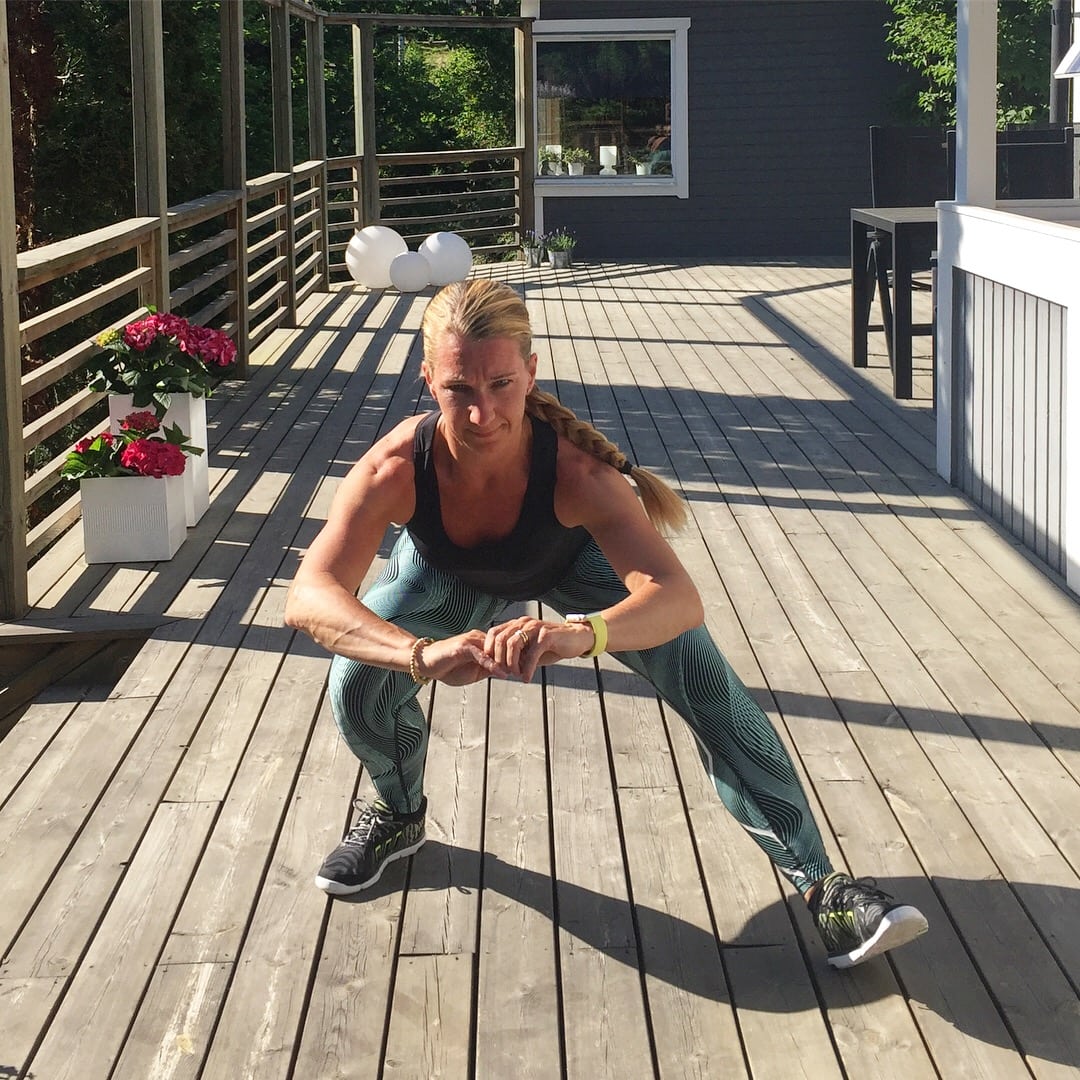 Squat med kosacksteg