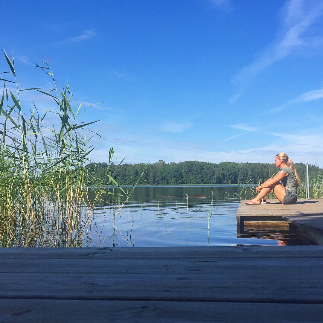 Breakfast at pontoon