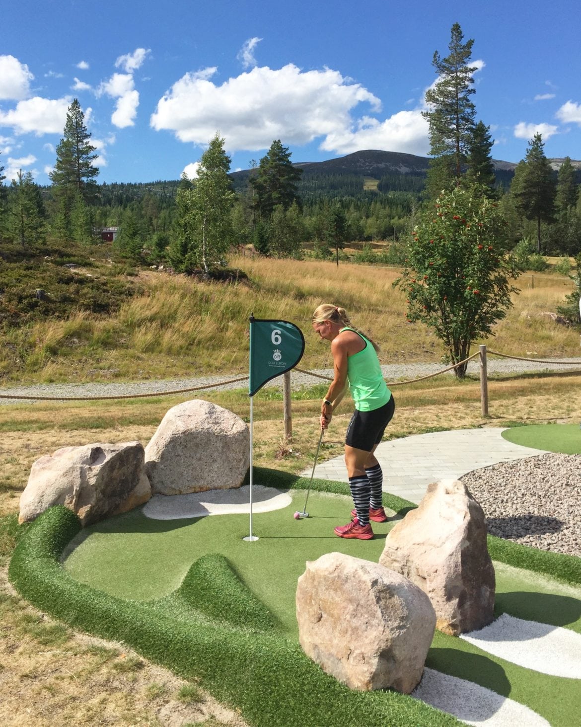 Trysil minigolfe bana