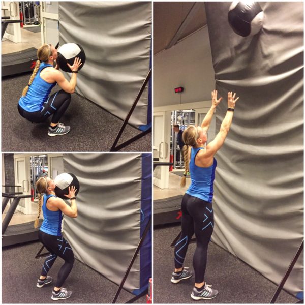 Axlar-wallballs-Vickan - 5 favoritövningar för axlarna